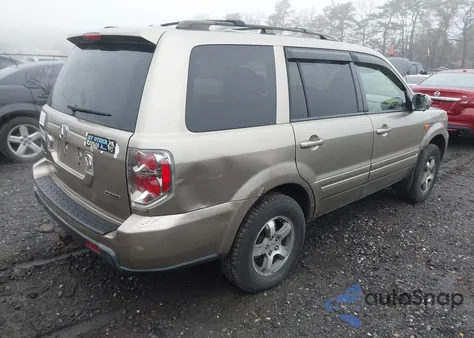2007 Honda Pilot Ex-L from USA, damaged, VIN 5FNYF185X7B013650